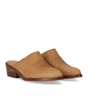 DUCCIO DEL DUCA MAVERIK WESTERN TAN MULE