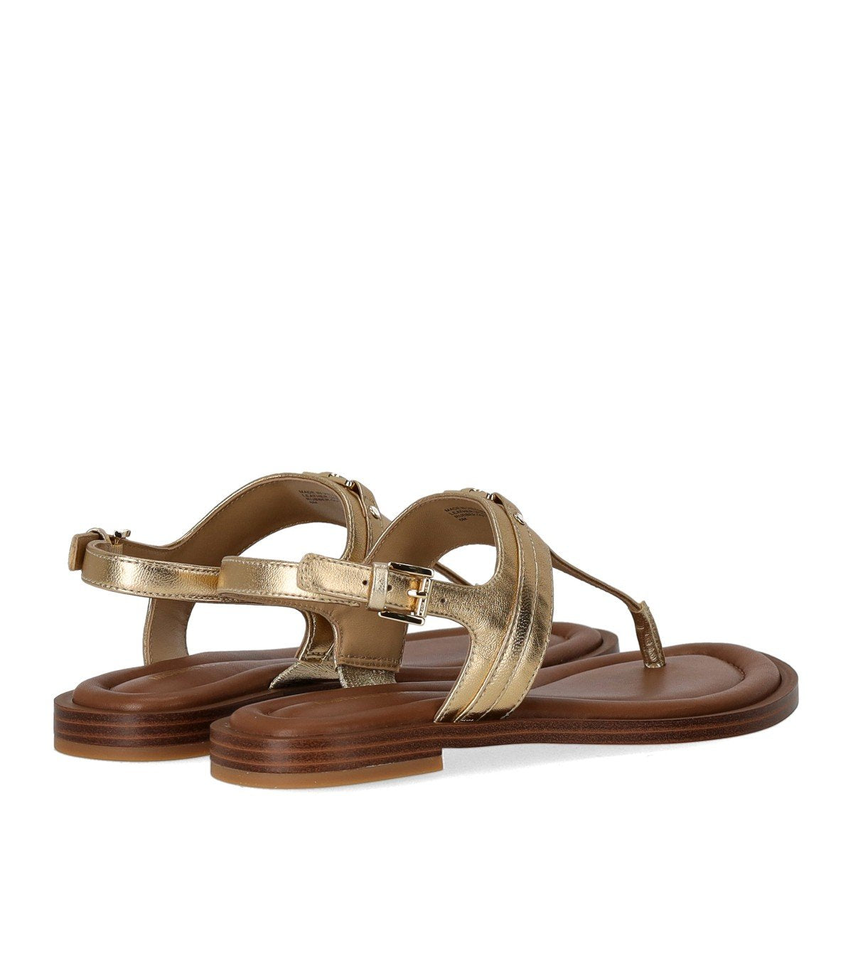 MICHAEL KORS MANDY GOLD THONG SANDAL