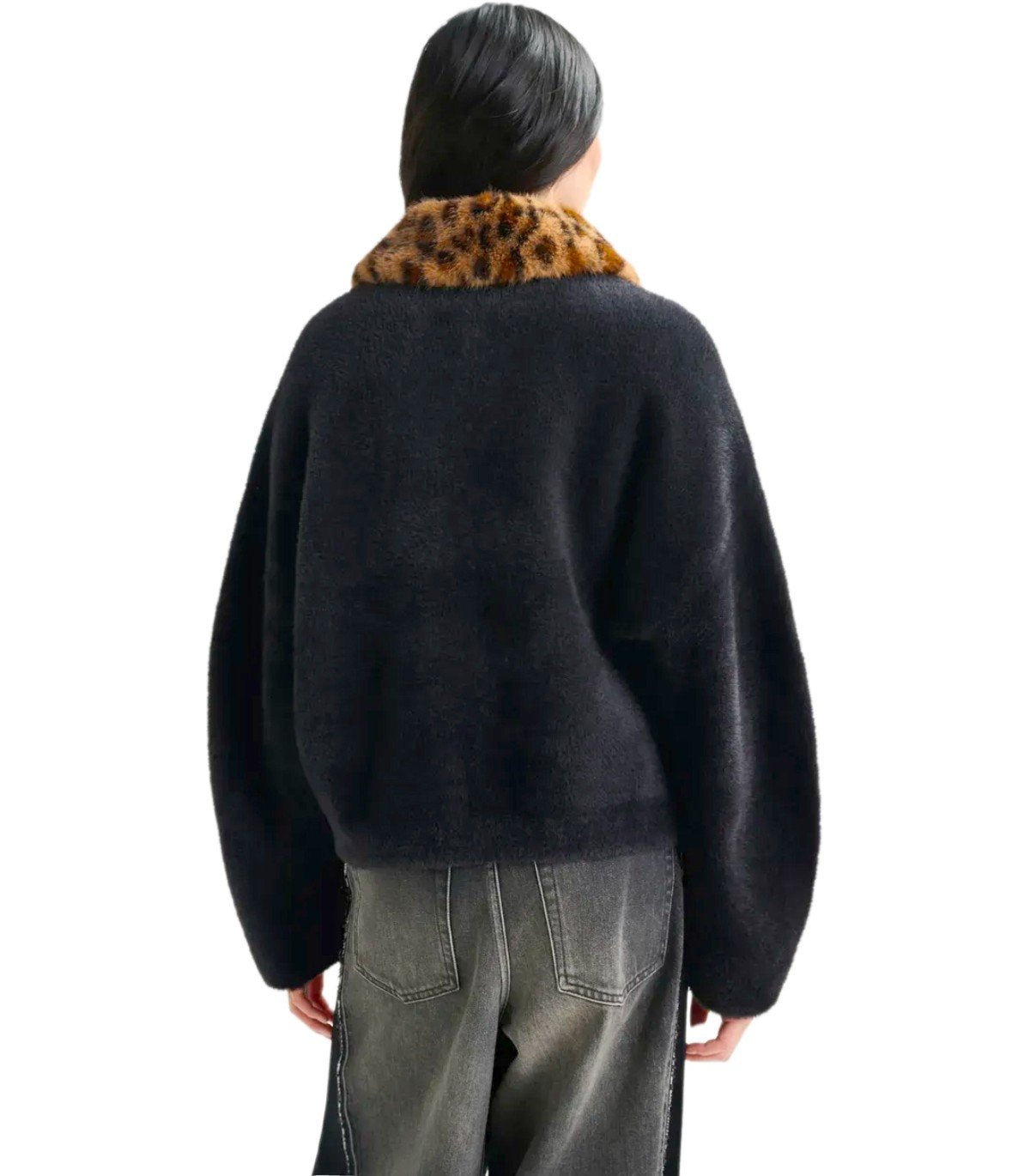 CARDIGAN INTENTION NOIR ESSENTIEL ANTWERP