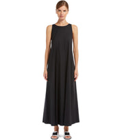 MAX MARA BEACHWEAR ROMEA BLACK LONG DRESS