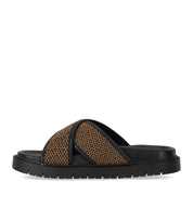 MAX MARA BEACHWEAR PARTY BROWN SANDAL