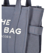 MARC JACOBS THE CANVAS SMALL TOTE BLUE SHADOW HANDBAG