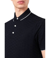 EMPORIO ARMANI NAVY BLUE POLO SHIRT