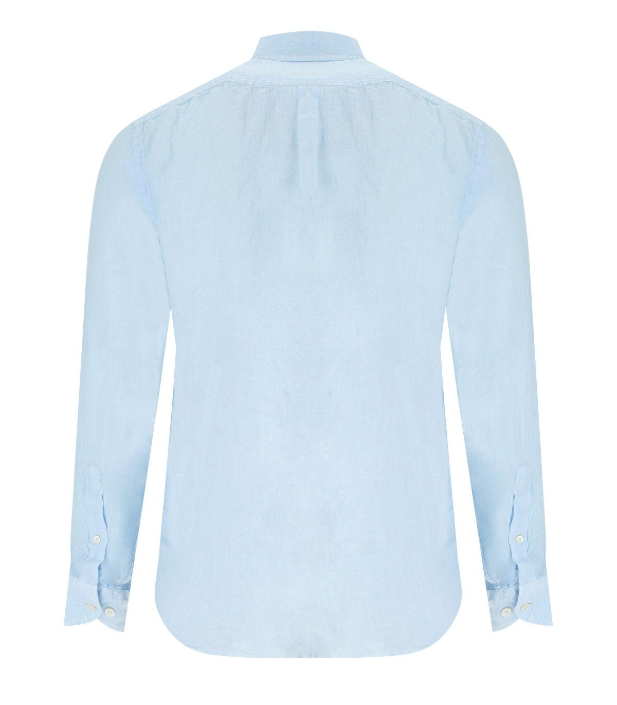 B-D BAGGIES BRAD LIGHT BLUE LINEN SHIRT