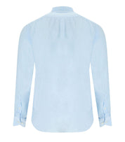 B-D BAGGIES BRAD LIGHT BLUE LINEN SHIRT