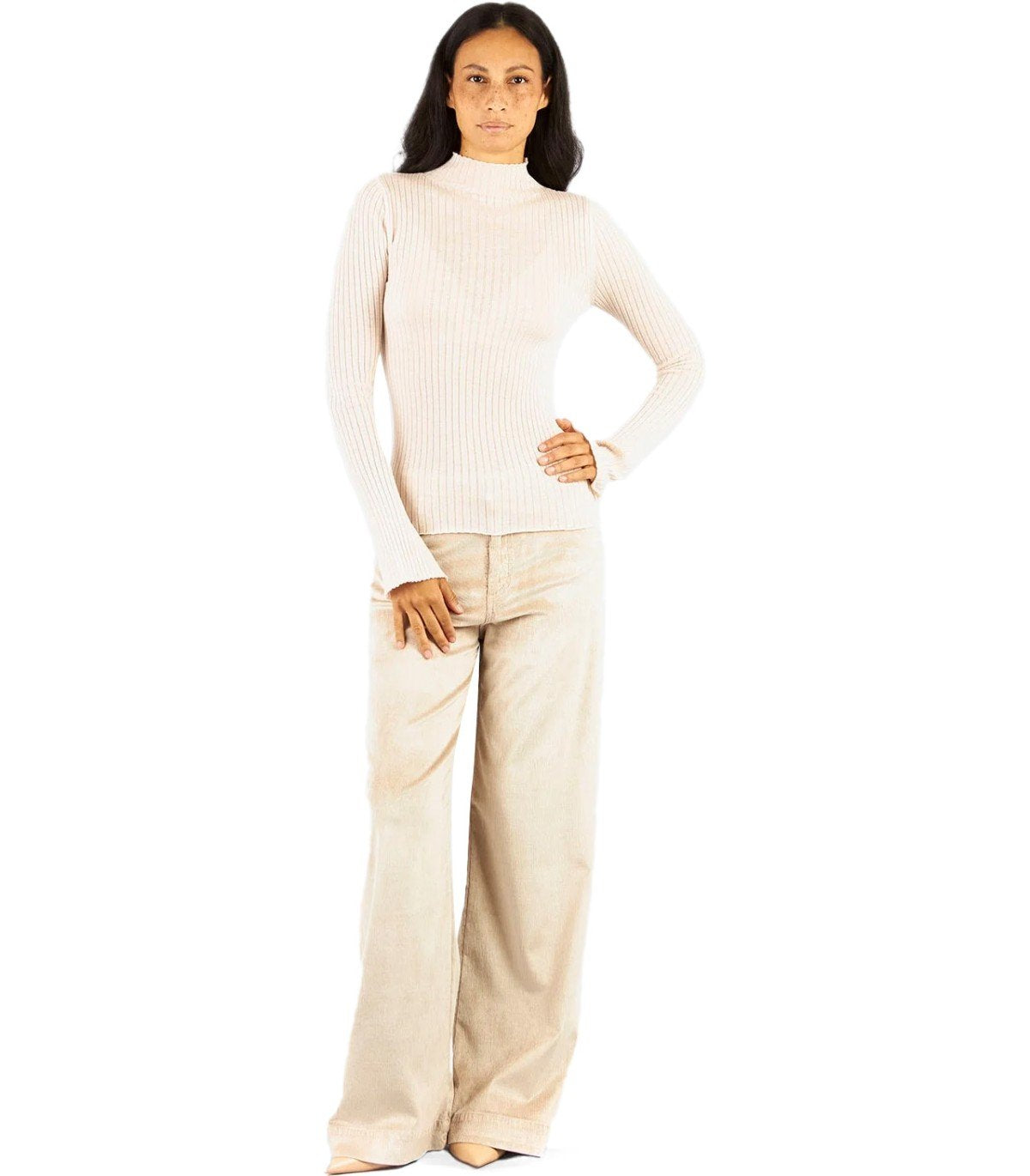 CRUNA CONNIE CIPRIA RIBBED SWEATER