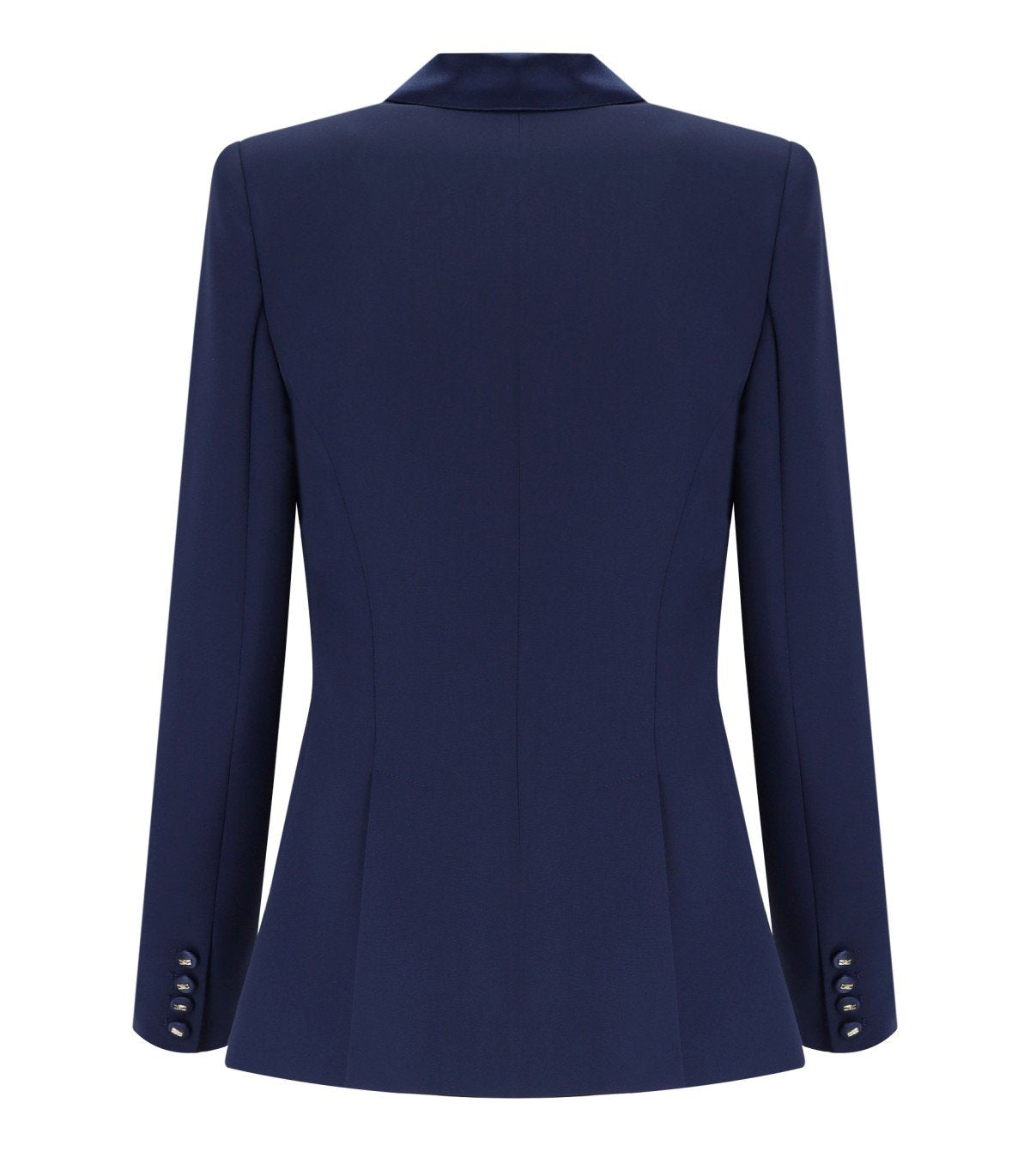 GIACCA SMOKING IN CREPE OLTREMARE ELISABETTA FRANCHI