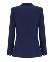 GIACCA SMOKING IN CREPE OLTREMARE ELISABETTA FRANCHI