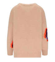 ESSENTIEL ANTWERP IMPOSSIBILE1 PINK CREWNECK SWEATER