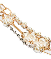 MAX MARA WEEKEND JABOT WHITE NECKLACE