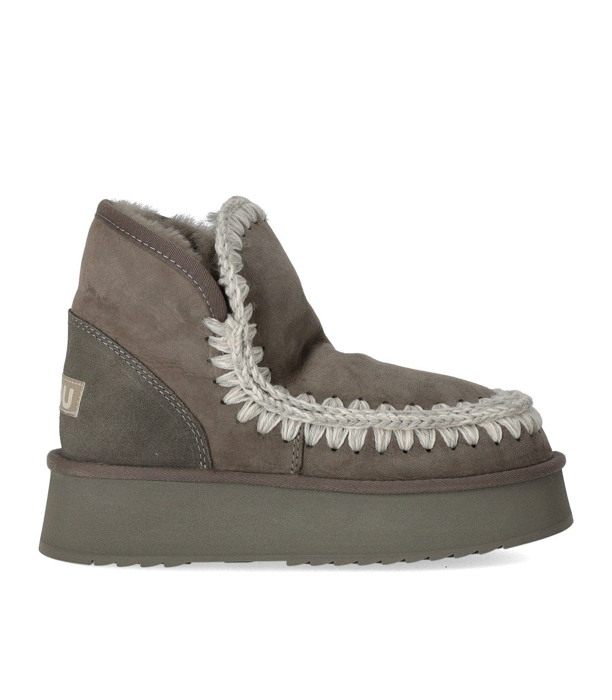 MOU MINI ESKIMO PLATFORM GREY BOOT