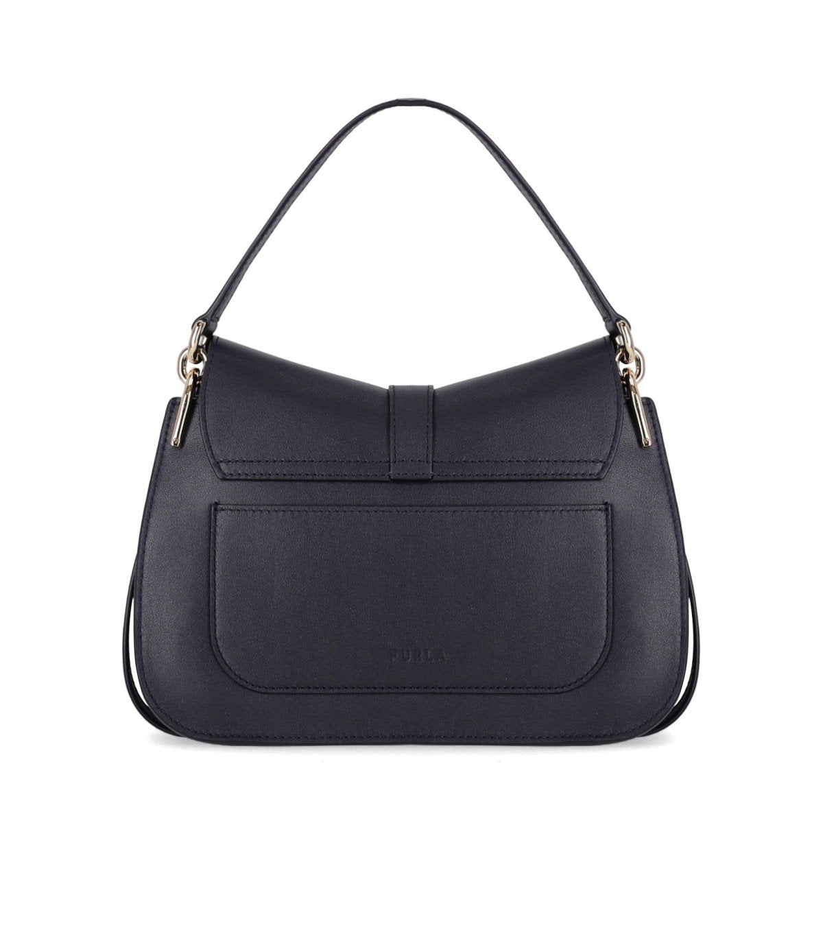 FURLA FLOW M NAVY HANDBAG