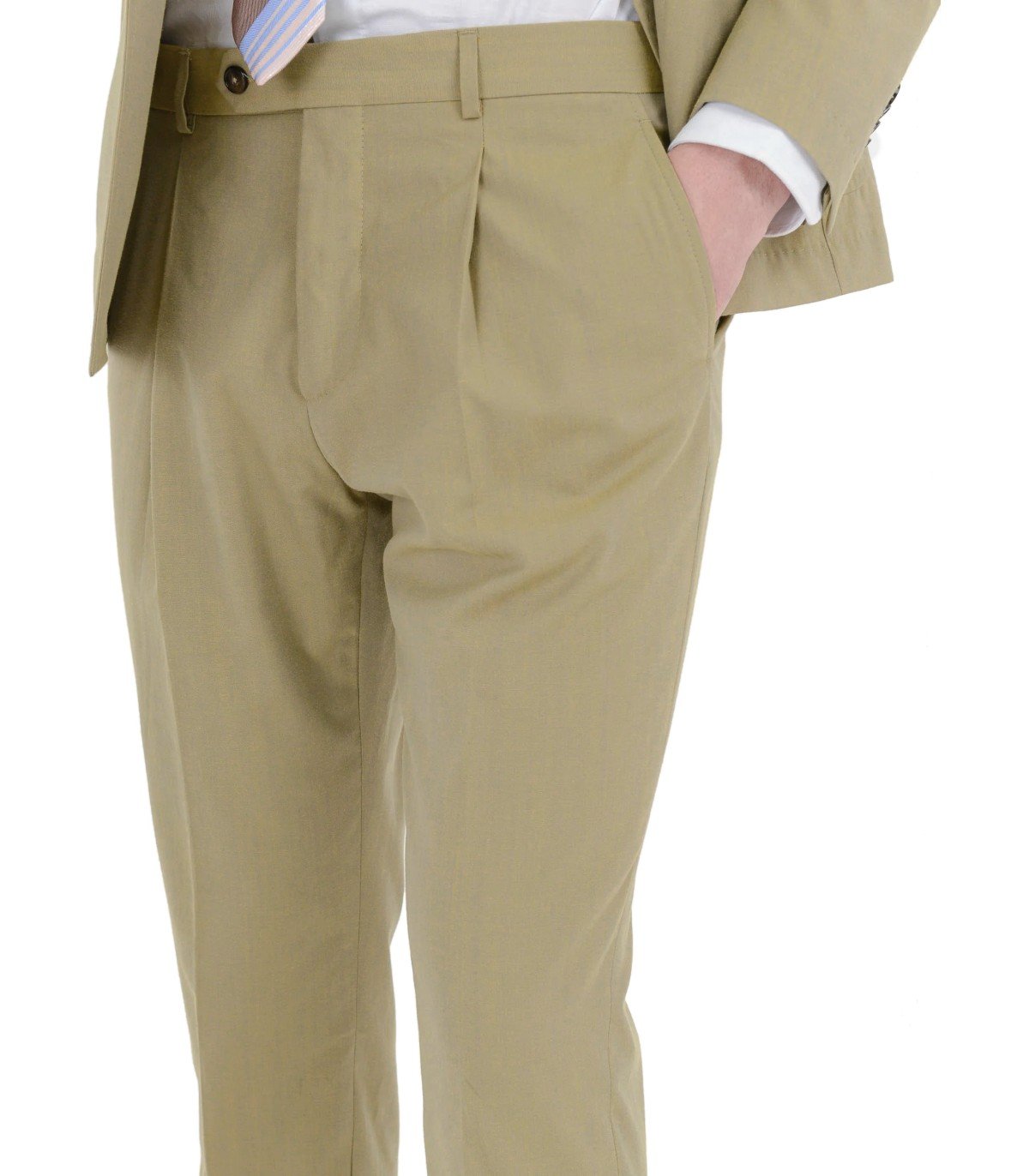 MANUEL RITZ GREEN DOUBLE-BREASTED SUIT