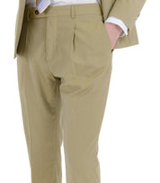 MANUEL RITZ GREEN DOUBLE-BREASTED SUIT