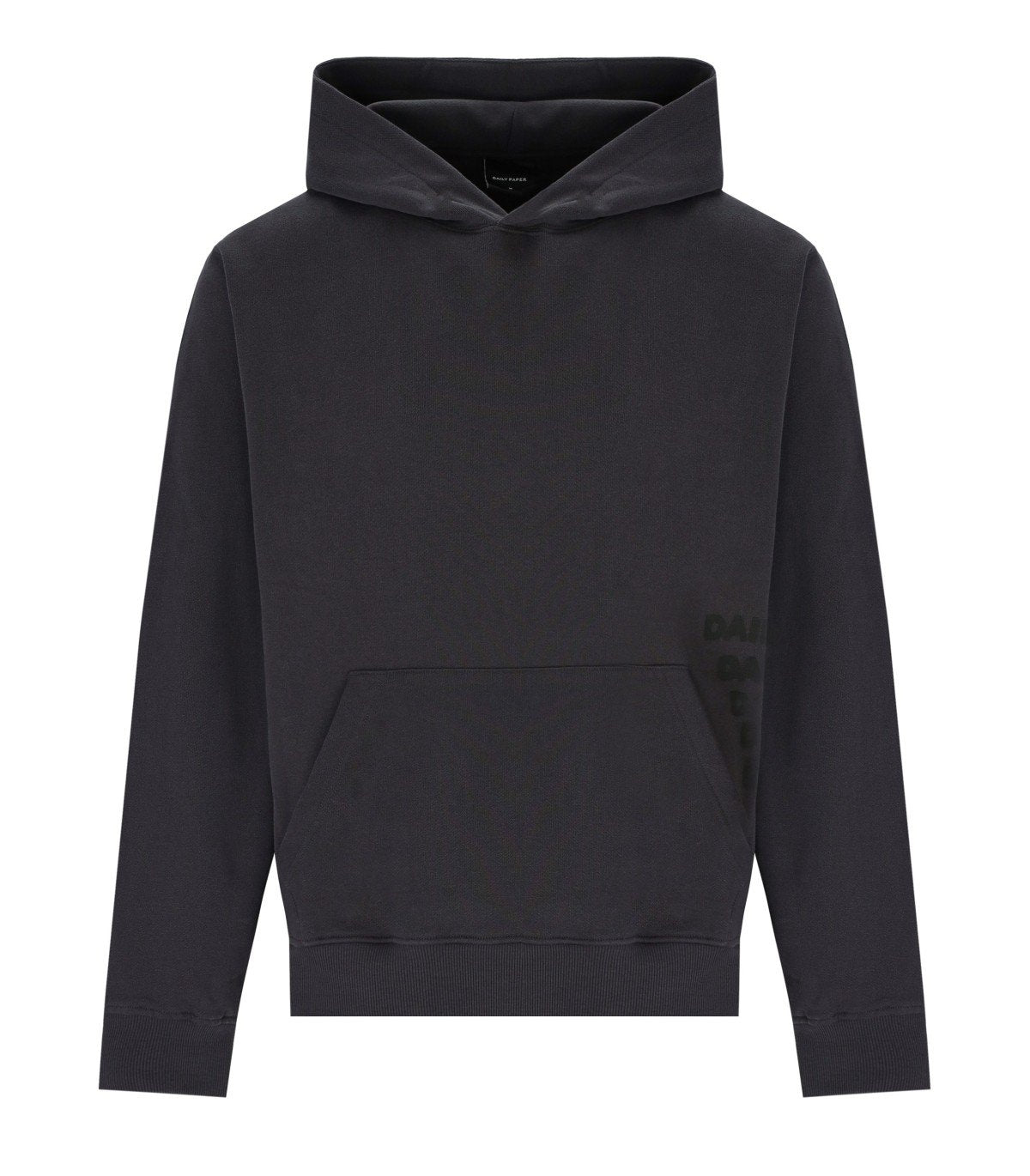 SUDADERA CON CAPUCHA OVERLOAD OBSIDIAN BLACK DAILY PAPER