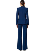 GIACCA SMOKING IN CREPE OLTREMARE ELISABETTA FRANCHI