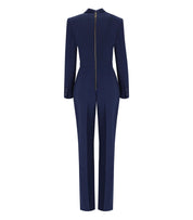 ELISABETTA FRANCHI OLTREMARE SMOKING JUMPSUIT