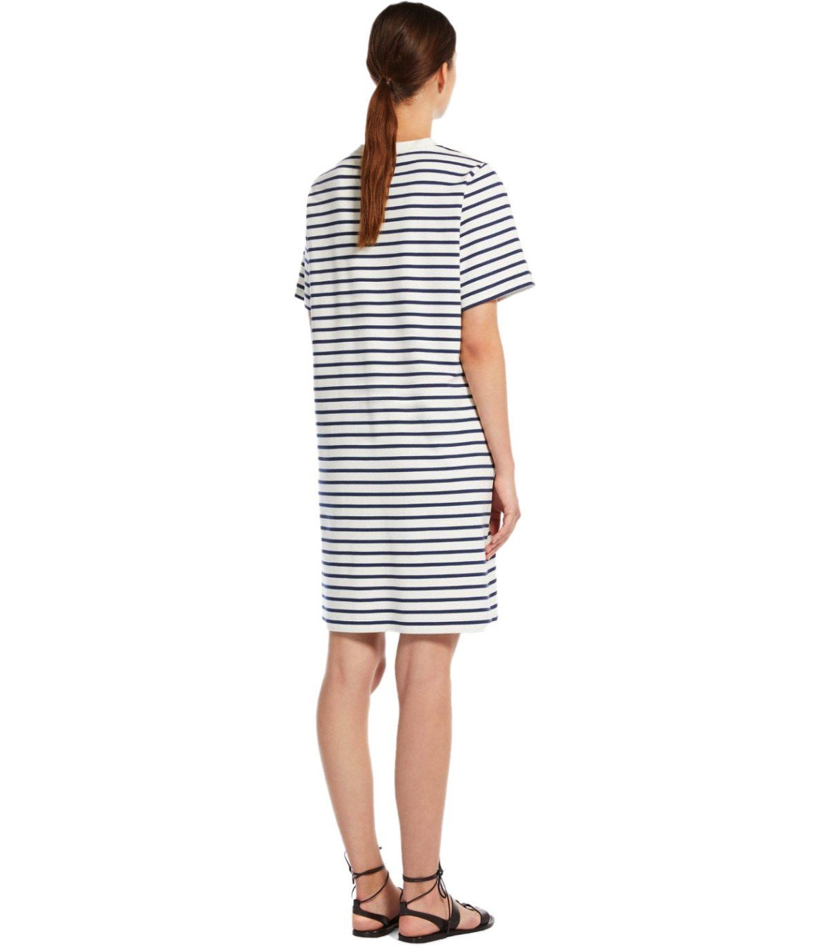 MAX MARA WEEKEND PIREO BLUE STRIPED DRESS