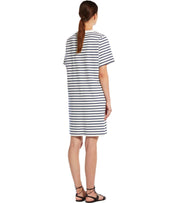 MAX MARA WEEKEND PIREO BLUE STRIPED DRESS