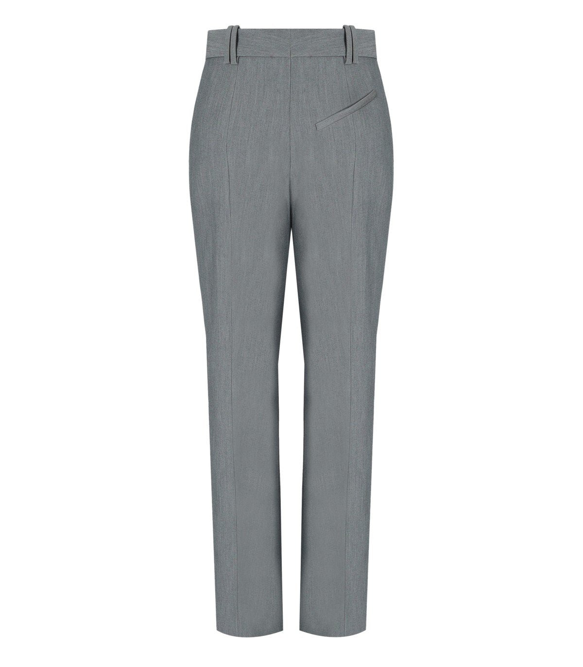 PANTALONE GRIGIO MELANGE GANNI