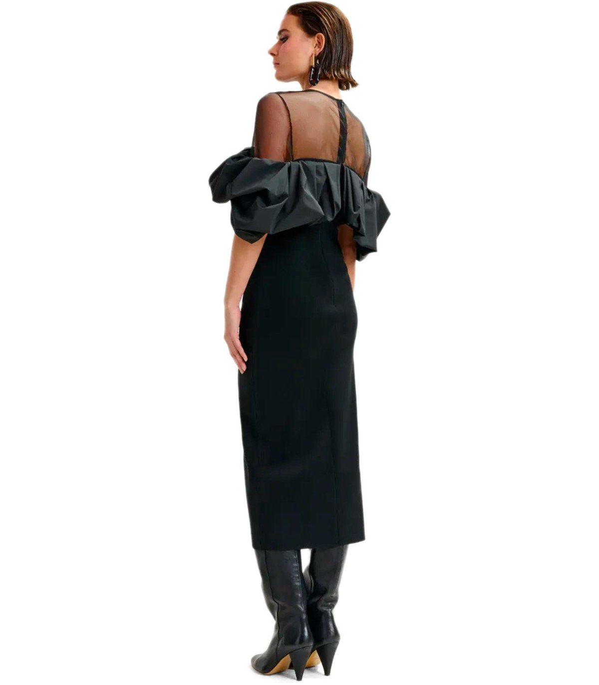 ESSENTIEL ANTWERP ISATIS BLACK DRESS