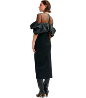 ESSENTIEL ANTWERP ISATIS BLACK DRESS