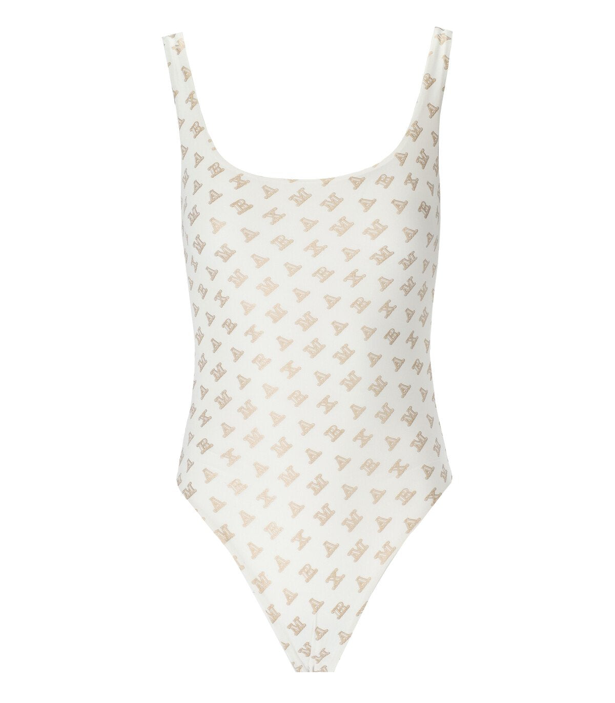 MAX MARA BEACHWEAR CLARICE WHITE SWIMSUIT