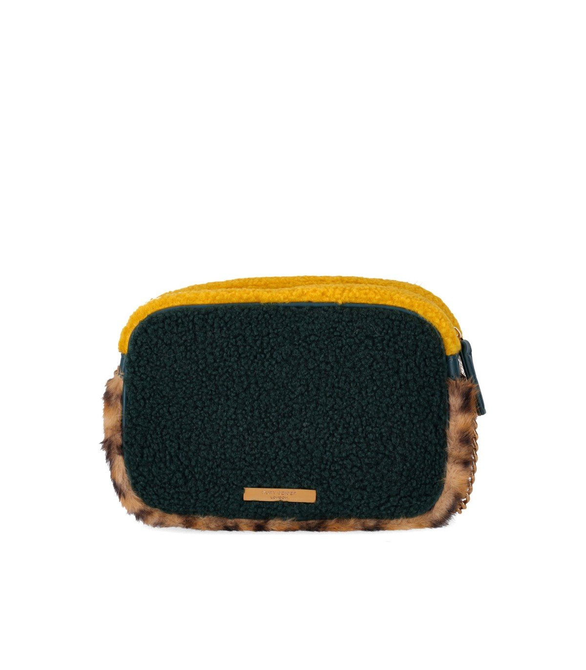 KURT GEIGER HOXTON FUR MULTICOLORED CROSSBODY BAG