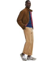 BARACUTA G9 SUÈDE DARK OLIVE BOMBER JACKET