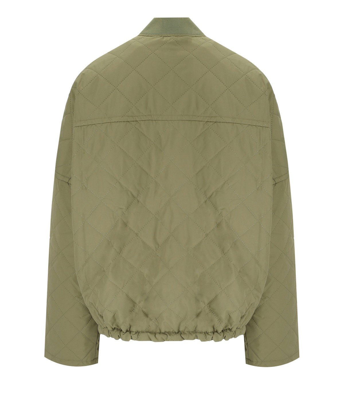 BARBOUR EMLYN DUSKY GREEN GEWATTEERDE BOMBER JAS