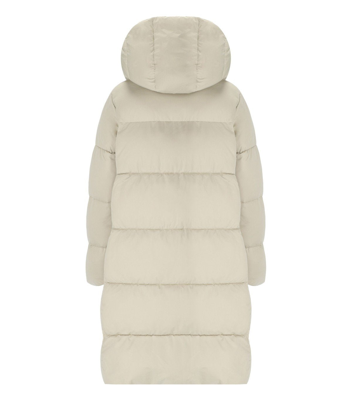 SAVE THE DUCK SIBYL BEIGE HOODED PADDED JACKET