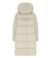SAVE THE DUCK SIBYL BEIGE HOODED PADDED JACKET