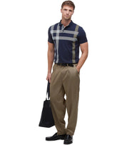 BARBOUR BLAINE NAVY BLUE POLO SHIRT