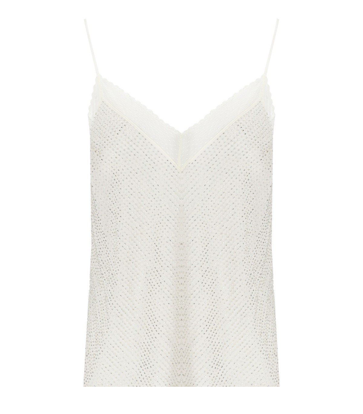 TOP CON PERLINE AVORIO ELISABETTA FRANCHI