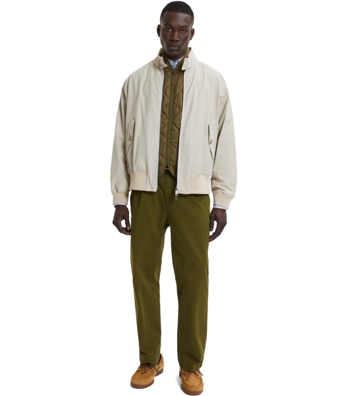 BOMBER G9 HARRINGTON MIST BARACUTA