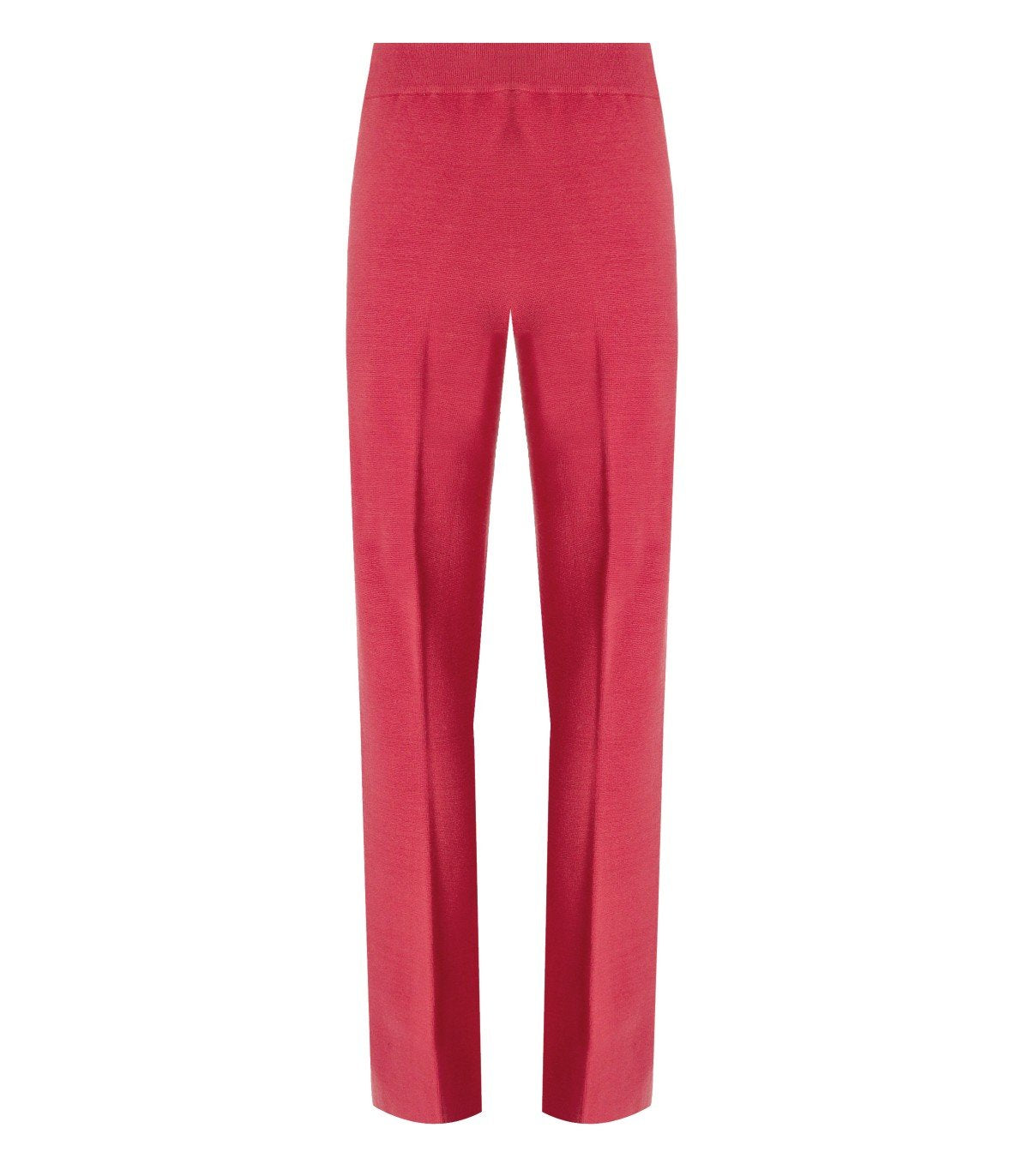 TWINSET HOLLY BERRY KNITTED WIDE LEG PANTS