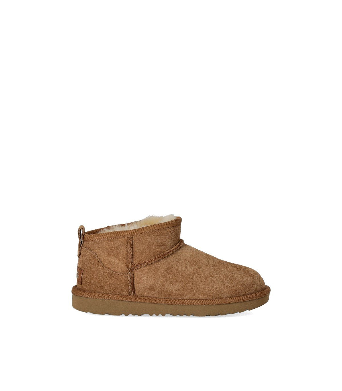 UGG K CLASSIC ULTRA MINI CHESTNUT BOOT