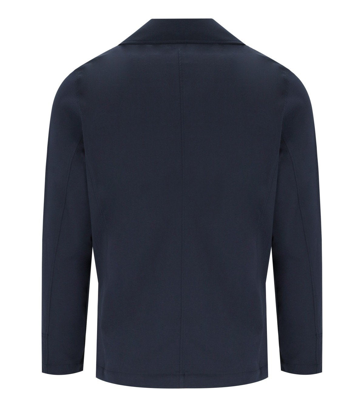 H953 NAVY BLUE KNITTED PEACOAT