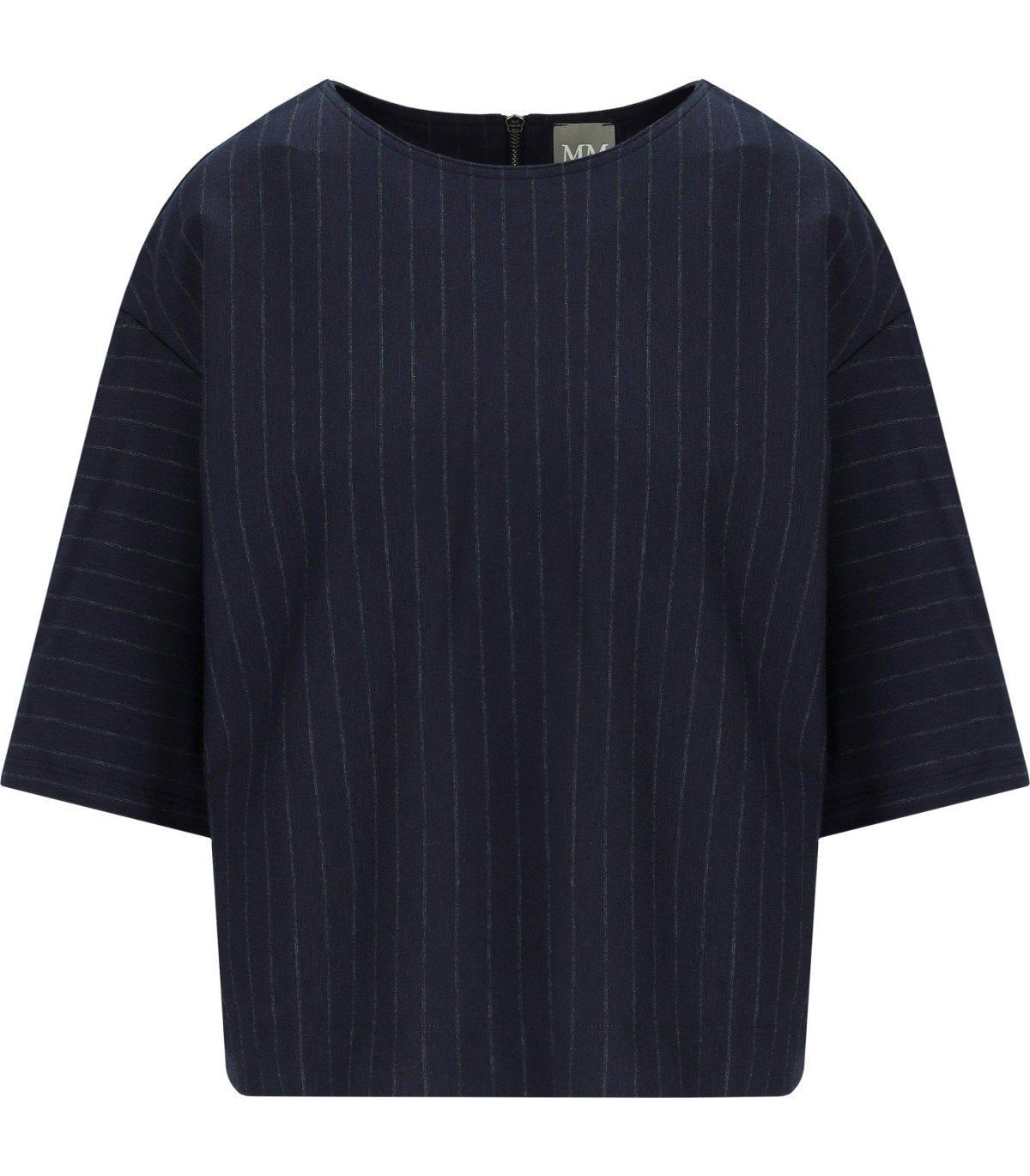 MM MAX MARA KAYA NAVY BLUE BLOUSE