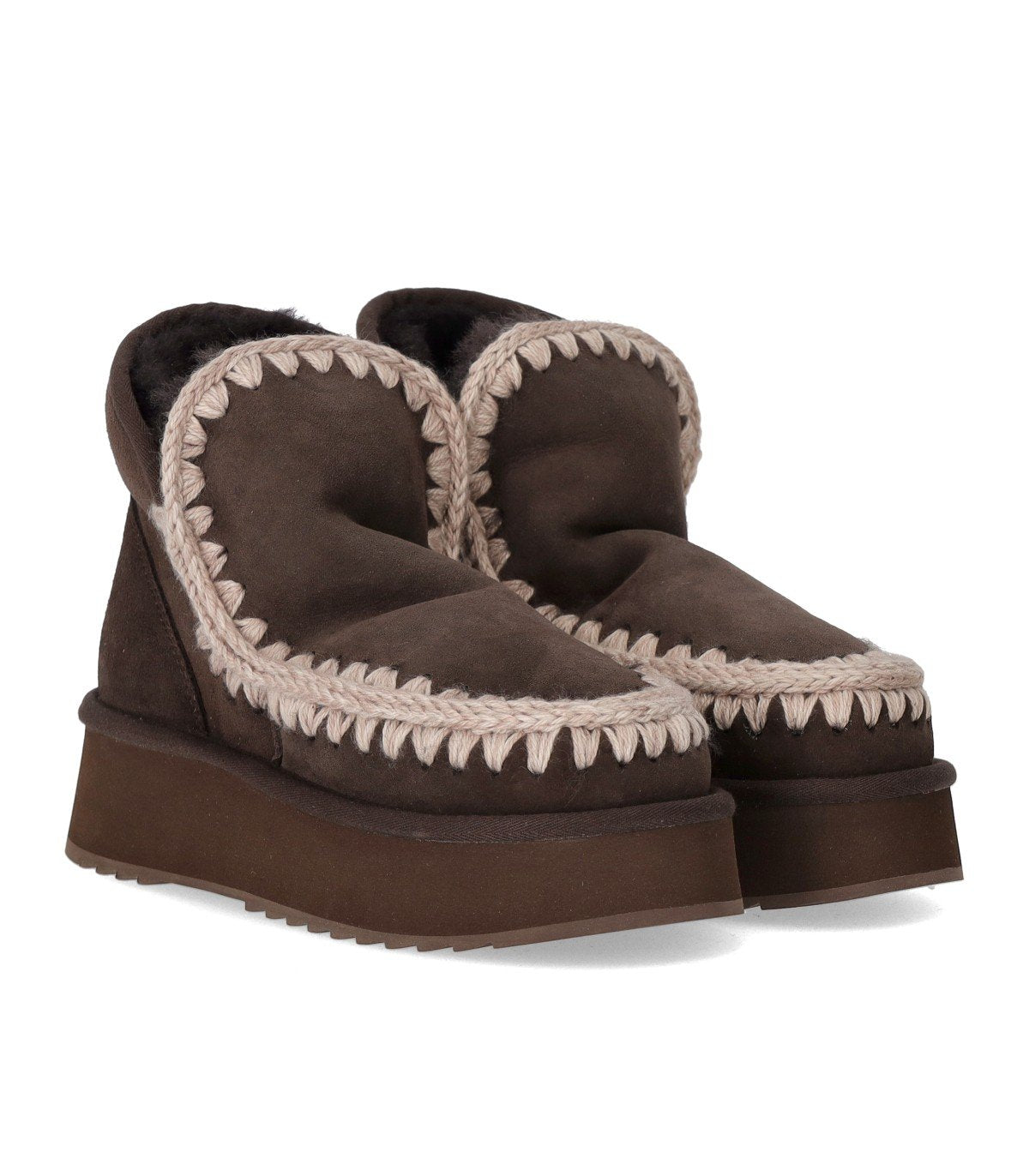 MOU MINI ESKIMO PLATFORM MOCHA BOOT