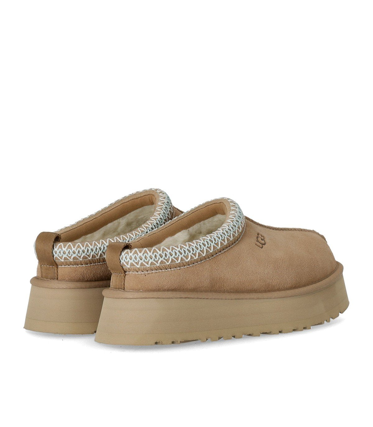 UGG TAZZ SAND PLATFORM PANTOFFEL