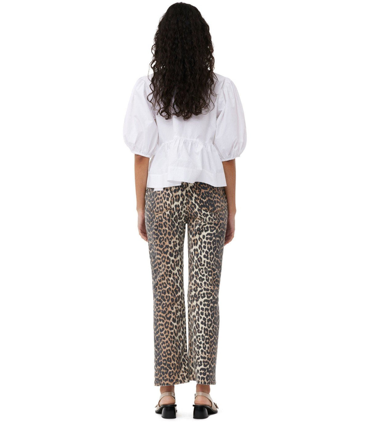 GANNI LEOPARD BETZY JEANS