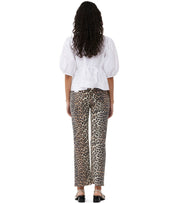 GANNI LEOPARD BETZY JEANS