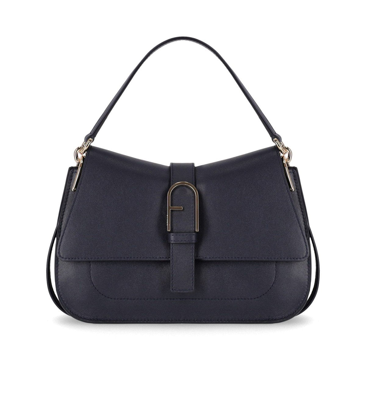 FURLA FLOW M NAVY HANDBAG