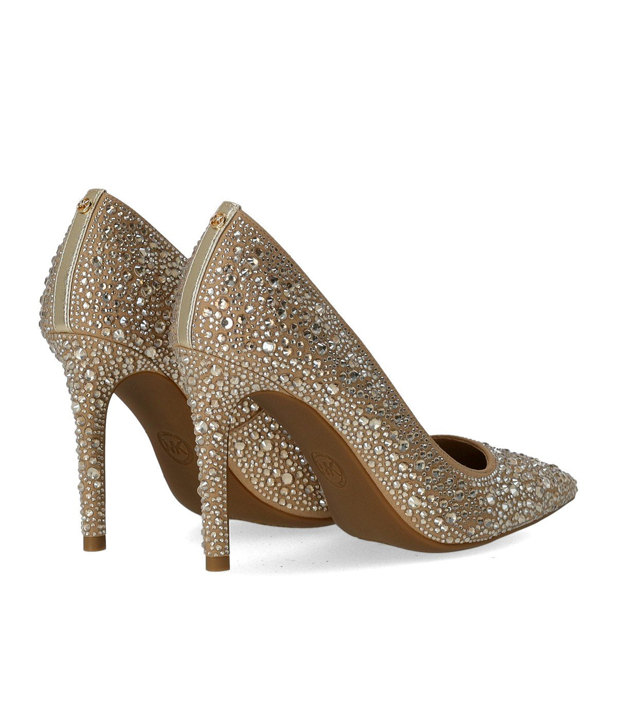 MICHAEL KORS ALINA FLEX GOLD PUMPS