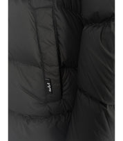 ADD COCOON BLACK HOODED DOWN JACKET