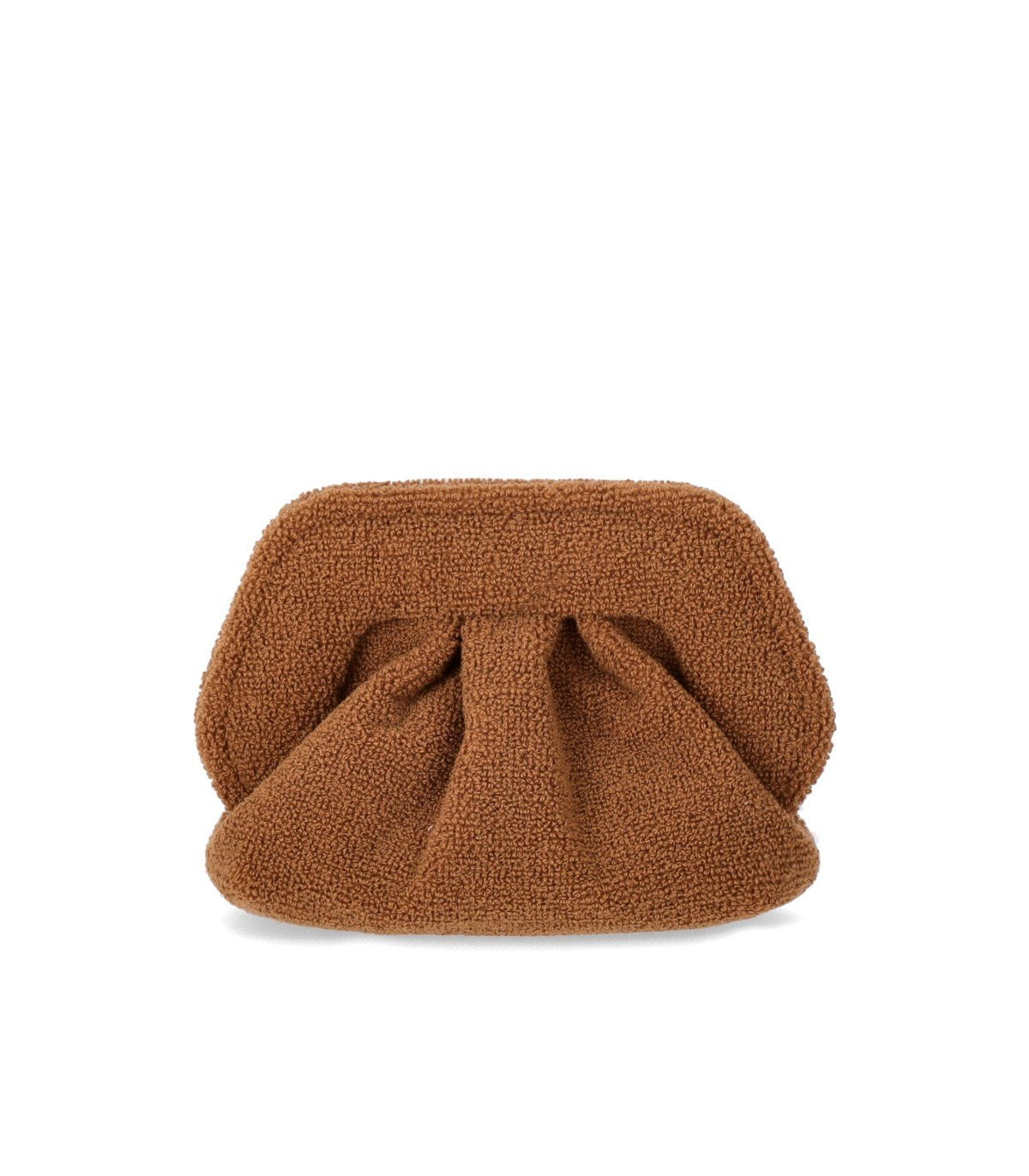THEMOIRè GEA CORAL SPONGE TOFFEE CLUTCH BAG