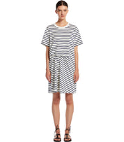 MAX MARA WEEKEND PIREO BLUE STRIPED DRESS