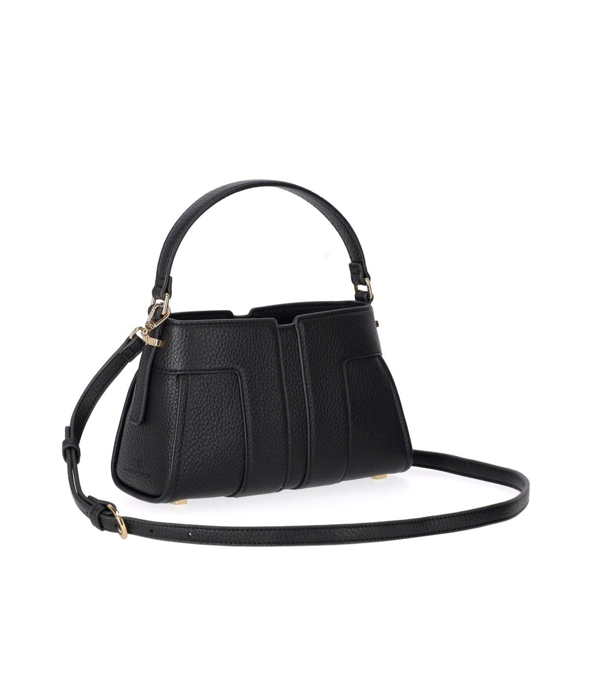 ELISABETTA FRANCHI BLACK SMALL HANDBAG