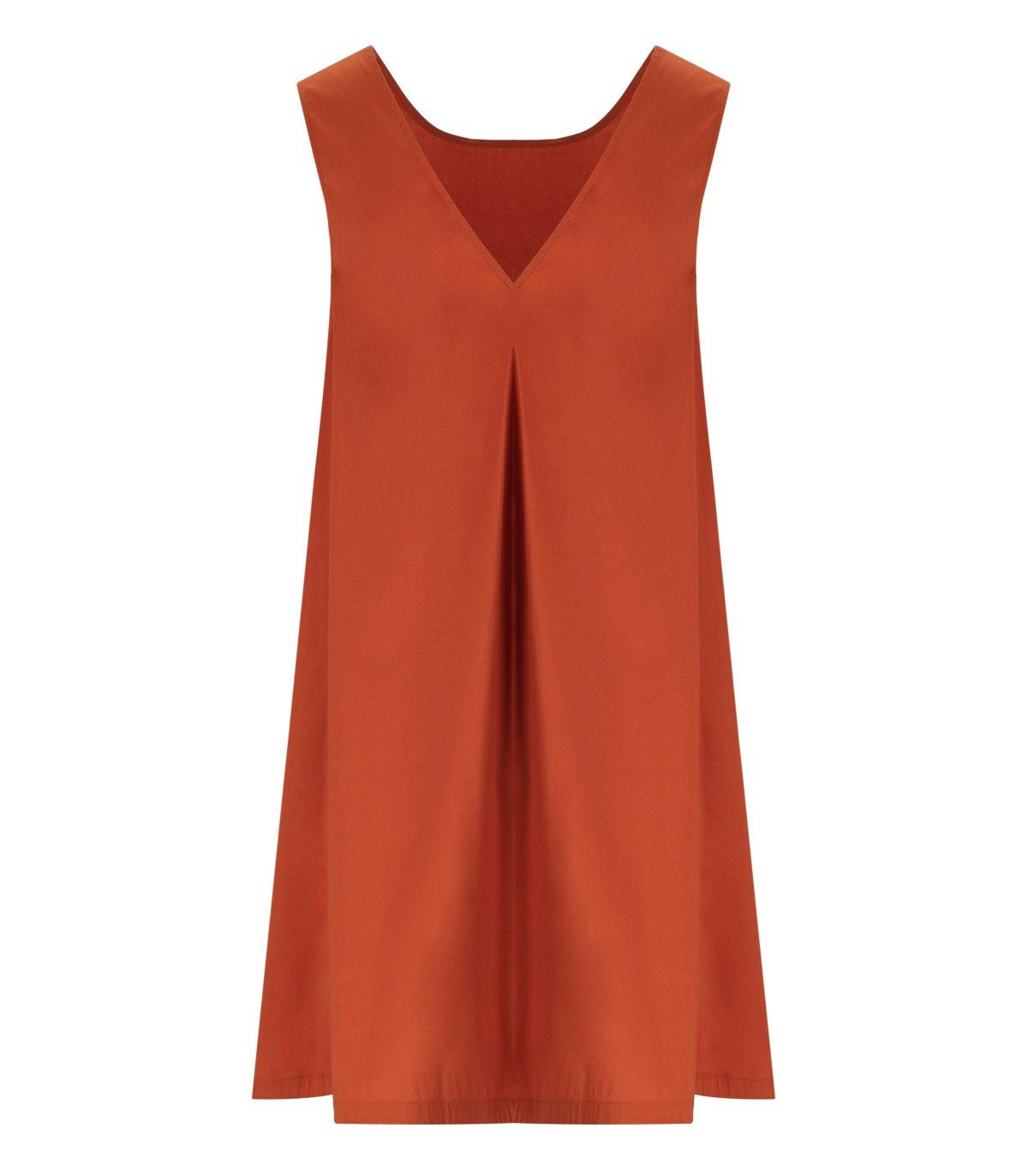 VESTIDO CAMPALE LADRILLO MAX MARA BEACHWEAR